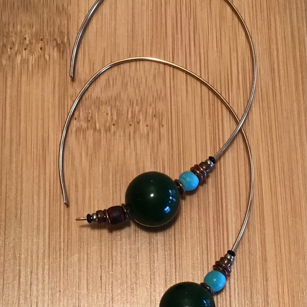 Beautiful handmade hoops - Picture 2 of 3